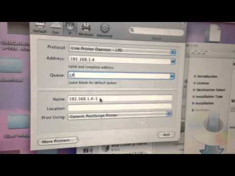 How to add Canon ufrII printer driver to Mac - YouTube