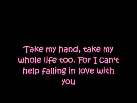 i cant help falling in love with you lyrics