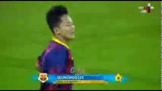 [Al Kass Cup] Barcelona vs Kashiwa 이승우 골장면