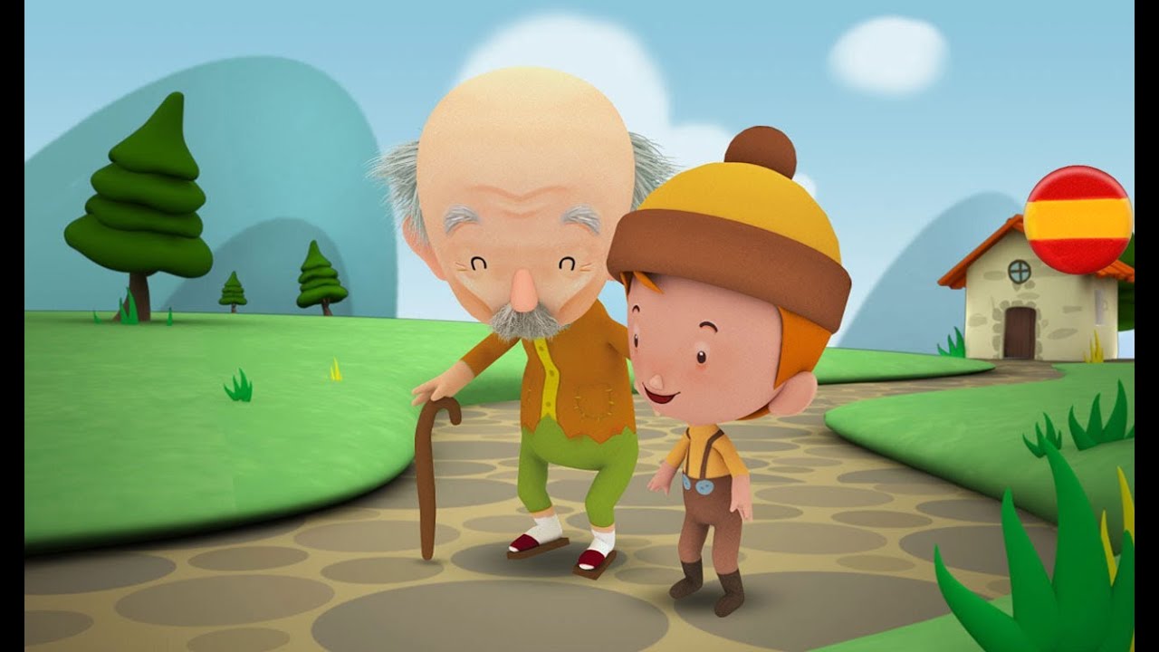 EL ABUELO Y EL NIETO - Cuentos para niños en español - YouTube