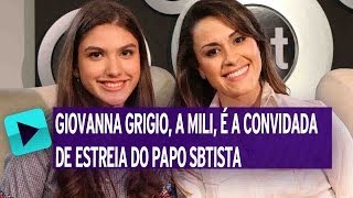 MILI ESTREIA O PAPO SBTISTA