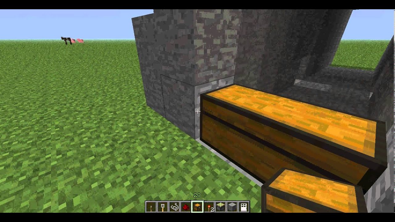 Minecraft Monster House Trap Tutorial - Youtube