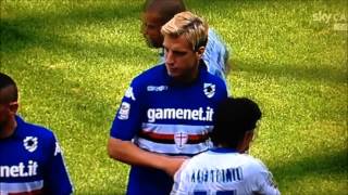 Sampdoria-Inter, Maxi Lopez si rifiuta di stringere la mano a Icardi