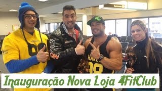 Convite de Inauguração Nova Loja 4FitClub