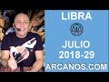 Video Horscopo Semanal LIBRA  del 15 al 21 Julio 2018 (Semana 2018-29) (Lectura del Tarot)