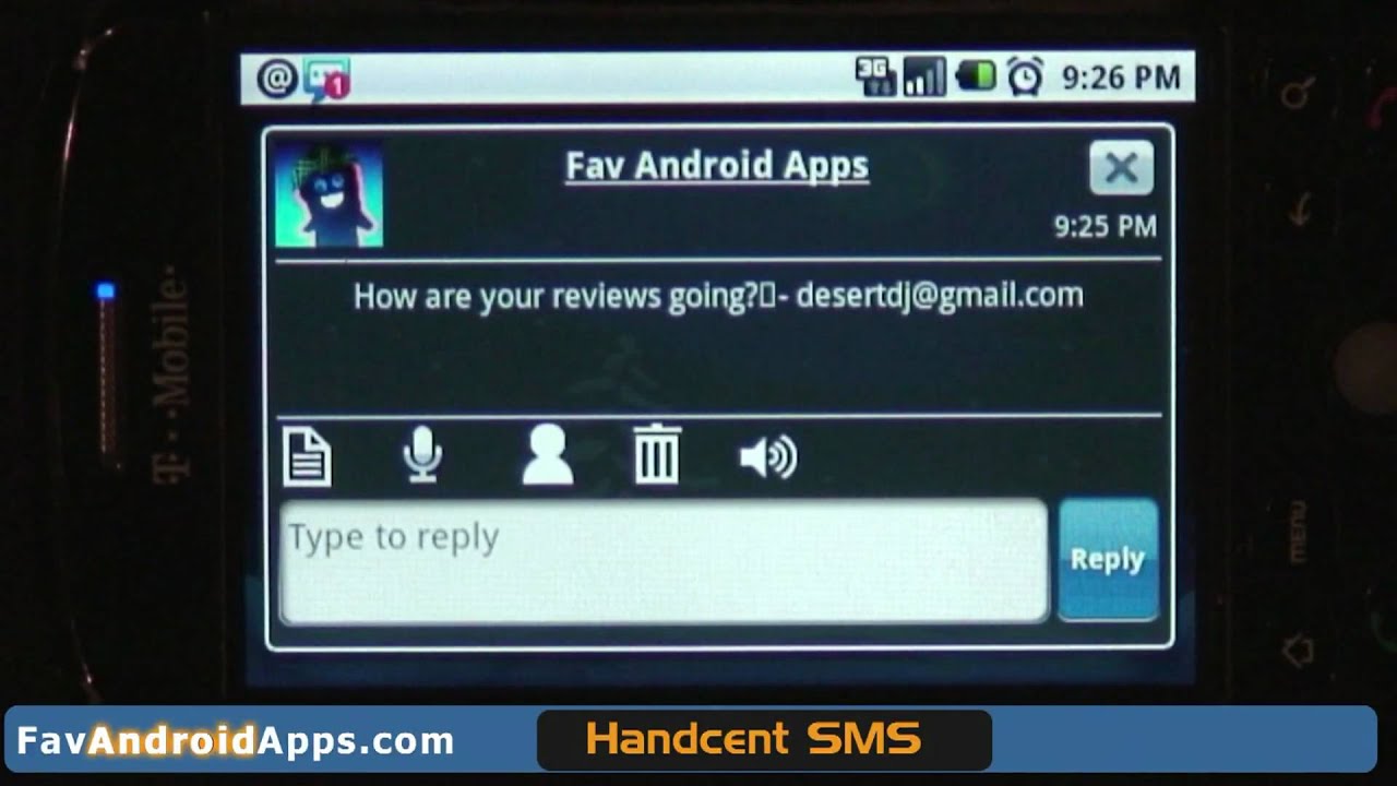 Handcent SMS App Review (Android) - YouTube