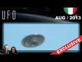 REAL UFO - IMPRESSIVE SPACESHIP ITALY | MILAN | 30 AUGUST 2013