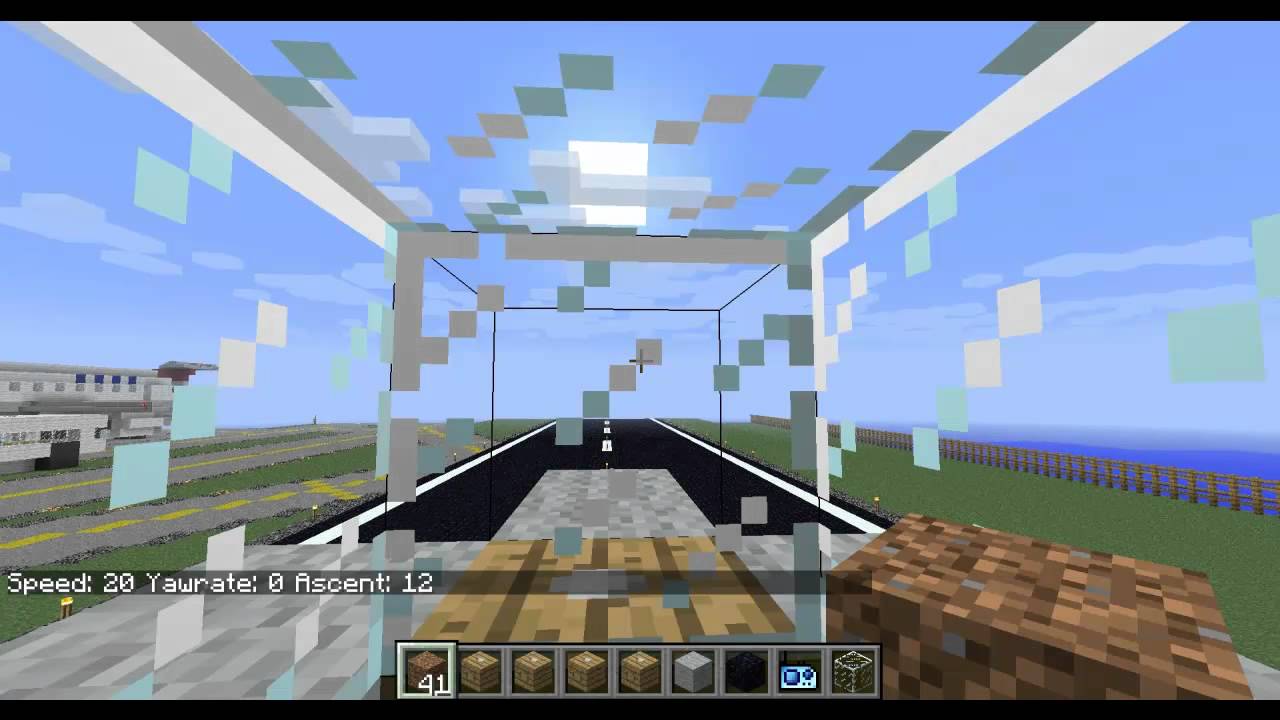 Minecraft Modyfikacje 1.2.5 - Zeppelin Mod (Lataj własnym Samolotem ...