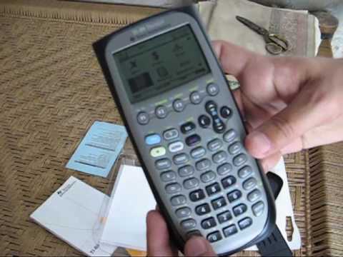 TI-89 Titanium Unboxing video - YouTube