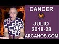 Video Horscopo Semanal CNCER  del 8 al 14 Julio 2018 (Semana 2018-28) (Lectura del Tarot)