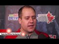 2012 Tim Hortons Brier Draw 12 Media Scrum