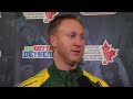 2012 Tim Hortons Brier Draw 12 Media Scrum
