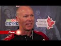 2012 Tim Hortons Brier Draw 12 Media Scrum
