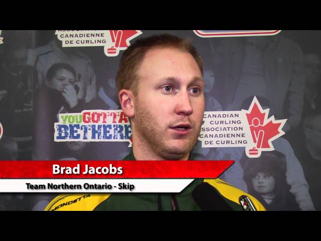 2012 Tim Hortons Brier Draw 12 Media Scrum