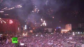 Египтяне празднуют свержение Мухаммеда Мурси