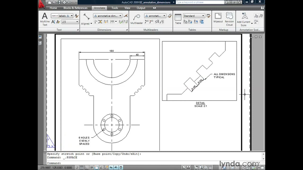 Autocad Annotative Vs Standard