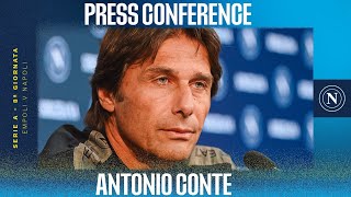 LIVE | La conferenza stampa di Mister Antonio Conte in vista di Empoli - Napoli