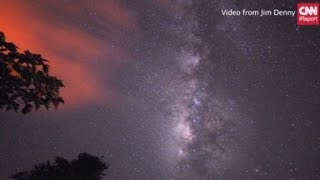 Time-lapse of the Perseid meteor shower