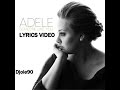 Adele - Someone Like You Lyrics On Screen - Youtube