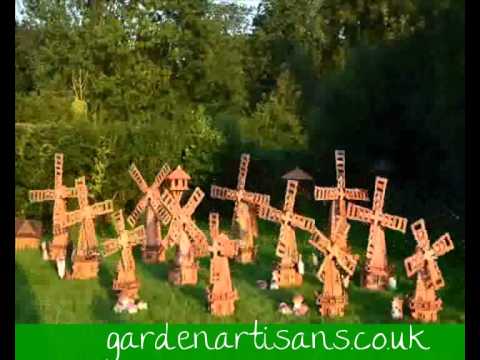 Garden Windmill, Lighthouses, Wishing wells, Bird tables - YouTube