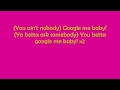 Google Me Baby Teyana Taylor Lyrics - Youtube