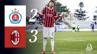 A Comeback Win in the #YouthLeague | Slovan Bratislava 2-3 AC Milan | Highlights U20