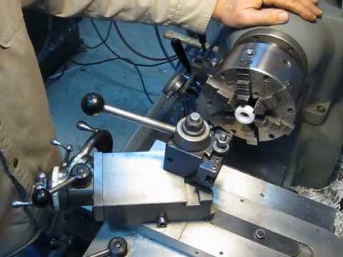 Thread Cutting on the Hardinge Lathe - YouTube