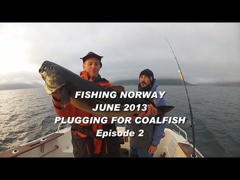 Fishing 2am Andorja Norway plugging for coalfish