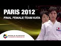Karate Finale Female équipes Kata. Japon -ItalieWKF World Karate Championships 2012