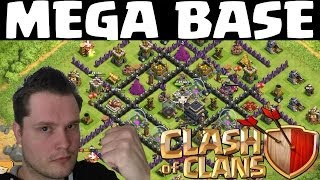 MEGA BASE || CLASH OF CLANS || Let's Play Clash of Clans [Deutsch/German HD]