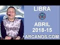 Video Horscopo Semanal LIBRA  del 8 al 14 Abril 2018 (Semana 2018-15) (Lectura del Tarot)
