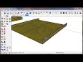 Sketchup Tutorial - Model a Shed (Part 1) - Floor Framing