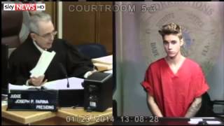 Justin Bieber Bail Hearing