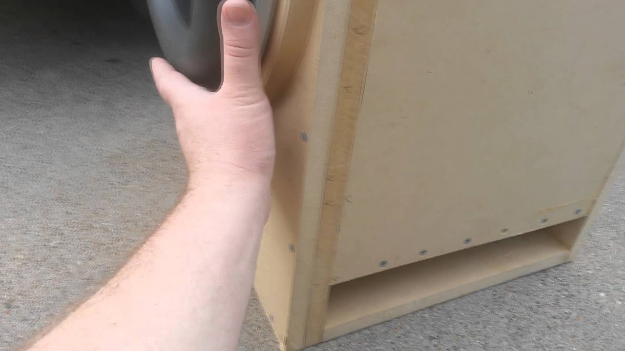 3.16 Cubic foot box for a JL Audio 12w73 subwoofer YouTube