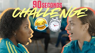 90 Seconds Challenge with Julia Grosso and Lineth Beerensteyn 😂⏱️? | Juventus Women