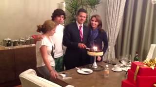 Angélica Rivera felicita a Peña Nieto por su cumpleaños