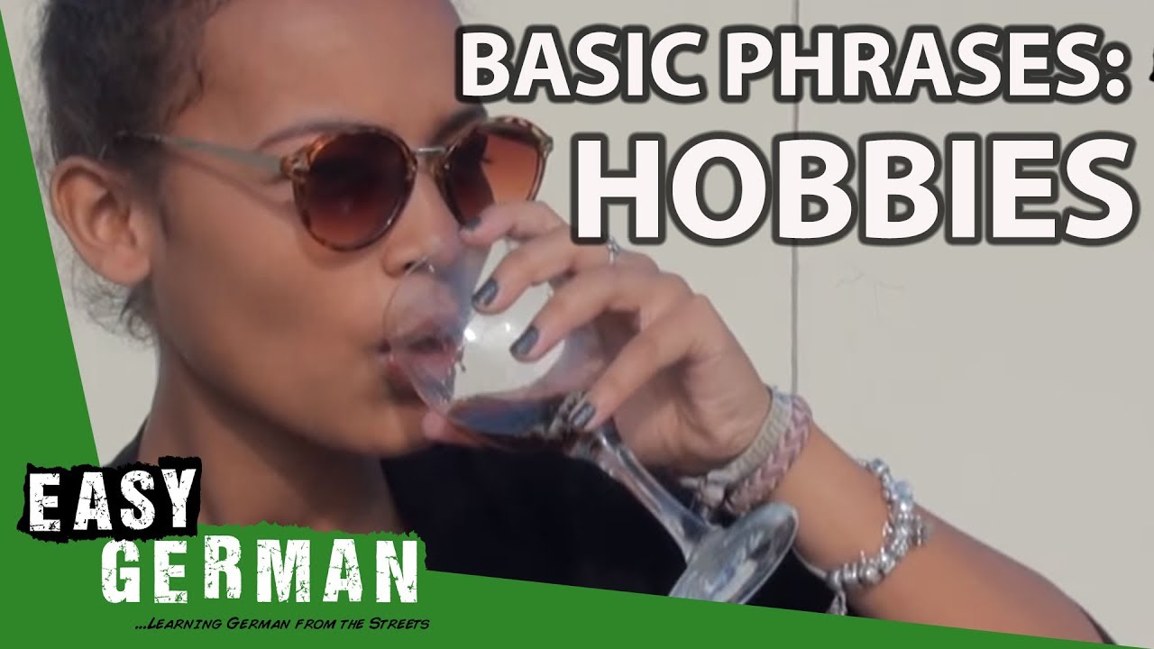 Easy German Basic Phrases - Hobbies - YouTube