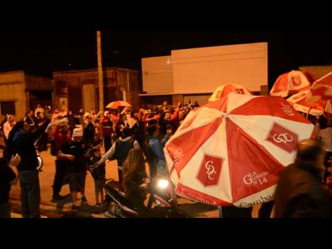 La despedida de los hinchas a Cambaceres