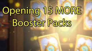 Hearthstone: Opening 15 MORE Booster Packs with Wowcrendor