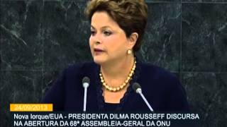 Em discurso na ONU, Dilma defende marco civil global e garantia de proteção de dados para a internet