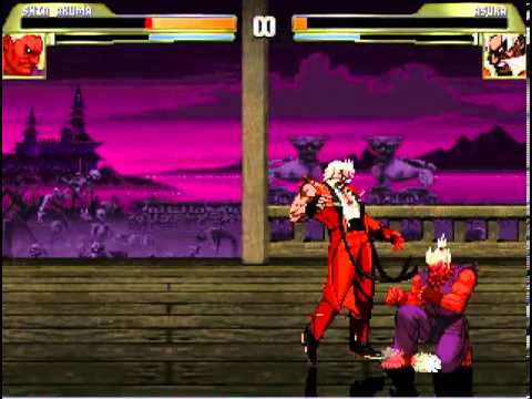 MUGEN Shin Akuma vs Asura - YouTube