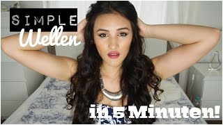 Simple WELLEN in nur 5 MINUTEN!♡ | Katharina Damm