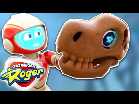 Funny Videos For Kids | Space Ranger Roger - Roger's T-Rex Trouble | Full Episode