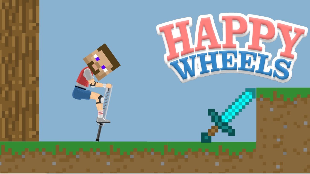 Happy Wheels Minecraft Demo And Quiz Youtube