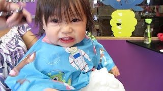 Baby's First Haircut!!! - April 11, 2014 - itsJudysLife Daily Vlog