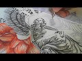 Skeleton Angel Half Sleeve Tattoo Design - Speed Drawing