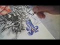 Skeleton Angel Half Sleeve Tattoo Design - Speed Drawing