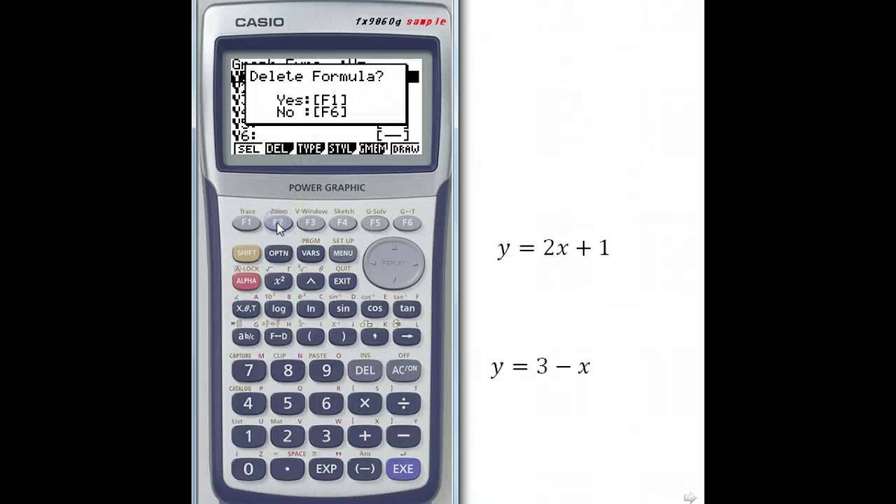 using casio graph calculator YouTube
