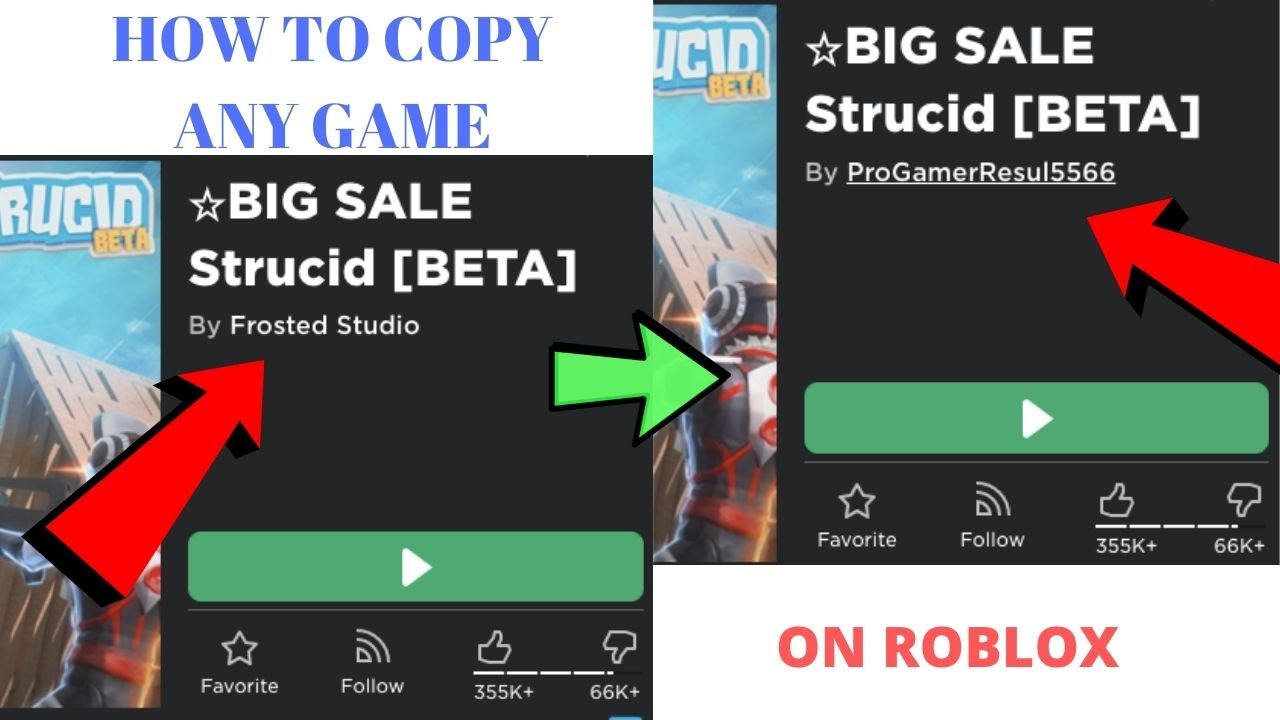 How To Copy Copylocked Games On Roblox