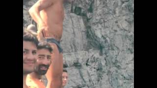 Tuffo di Paolo Cannavaro a Capri